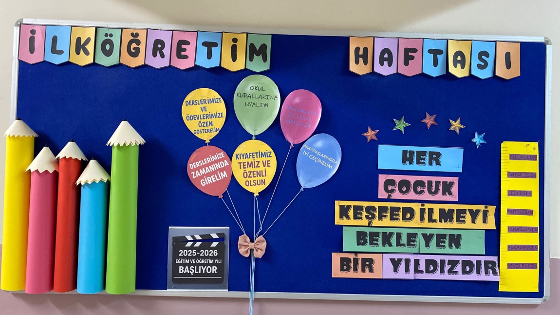 Okulumuzda İlköğretim Haftası Heyecanı